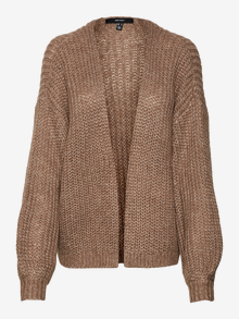Vero Moda VMTHUNDER Strikket cardigan -Brown Lentil - 10291337