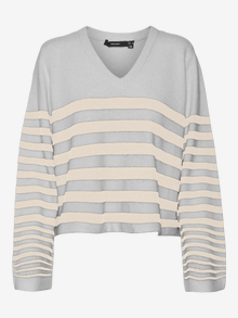 Vero Moda VMHURRICANE Pullover -Light Grey Melange - 10291348