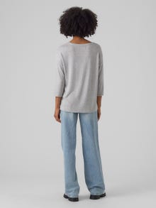 Vero Moda VMBRIANNA Neulepuserot -Light Grey Melange - 10291351