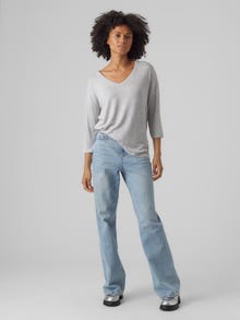 Vero Moda VMBRIANNA Neulepuserot -Light Grey Melange - 10291351
