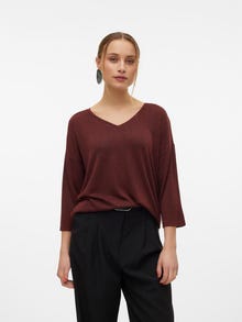 Vero Moda VMBRIANNA Pullover -Fired Brick - 10291351