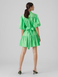 Vero Moda VMCHARLOTTE Kort kjole -Summer Green - 10291362