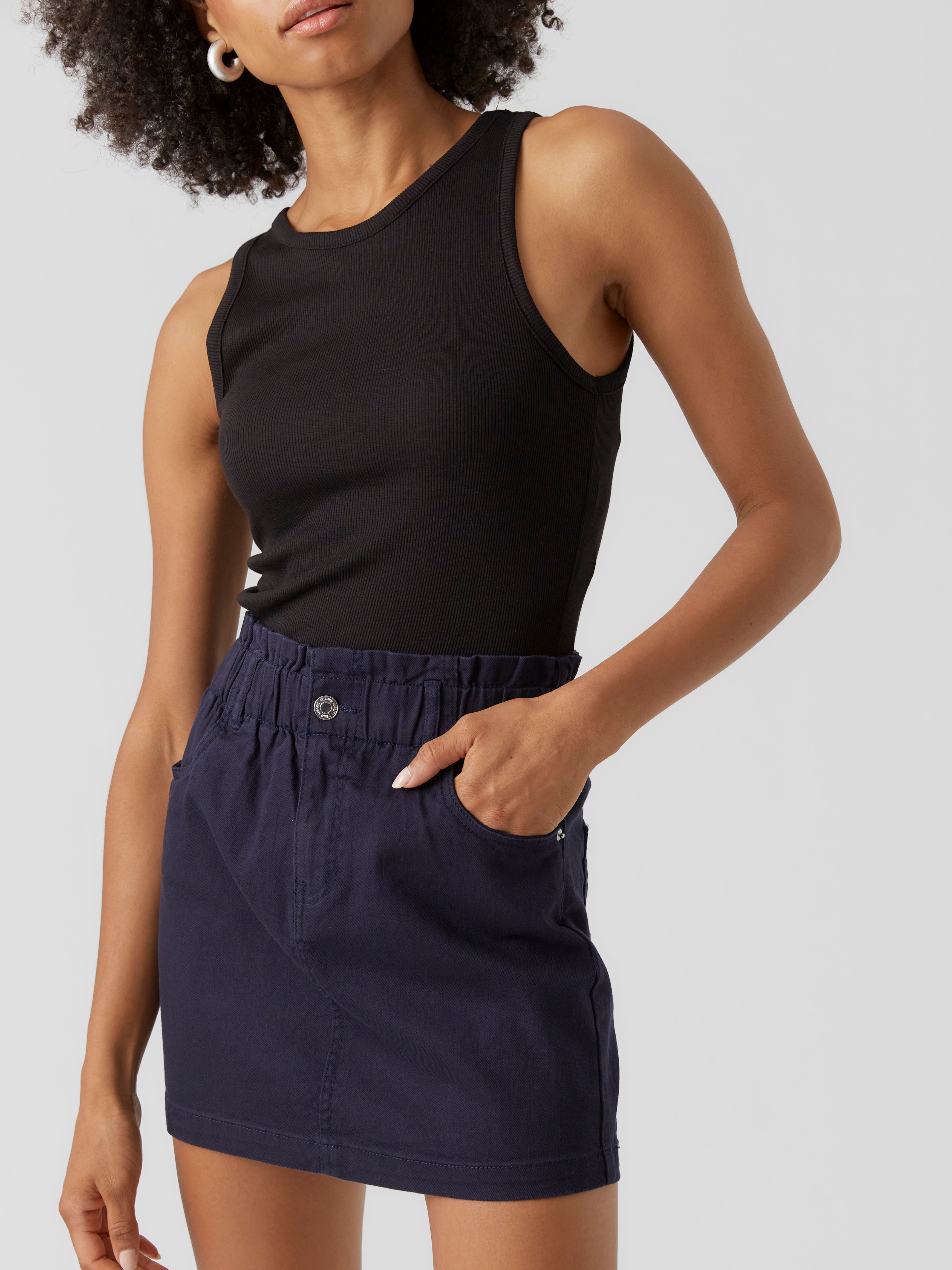 Vero moda petite sale denim mini skirt