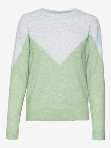 Vero Moda VMPLAZA Pullover -Light Grey Melange - 10291527