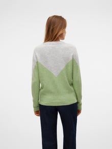 Vero Moda VMPLAZA Pullover -Light Grey Melange - 10291527