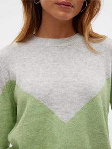 Vero Moda VMPLAZA Pullover -Light Grey Melange - 10291527