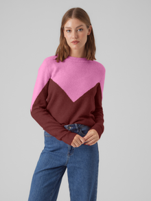 Vero Moda VMPLAZA Pullover -Fuchsia Pink - 10291527