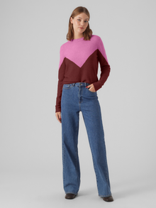 Vero Moda VMPLAZA Pullover -Fuchsia Pink - 10291527