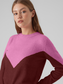 Vero Moda VMPLAZA Pullover -Fuchsia Pink - 10291527