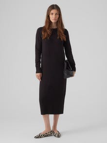 VMPLAZA Langes Kleid | Schwarz Moda® | Vero