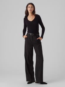 Vero Moda VMEVIE Sweter -Black - 10291652