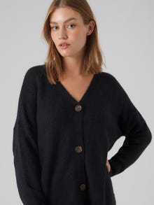 Vero Moda VMLEFILE Gebreid vest -Black - 10291670