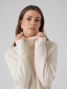 Vero Moda Volangkaelus Regulaarsed varrukad Pullover -Birch - 10291731