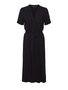 Vero Moda VMVICA Długa sukienka -Black - 10291732