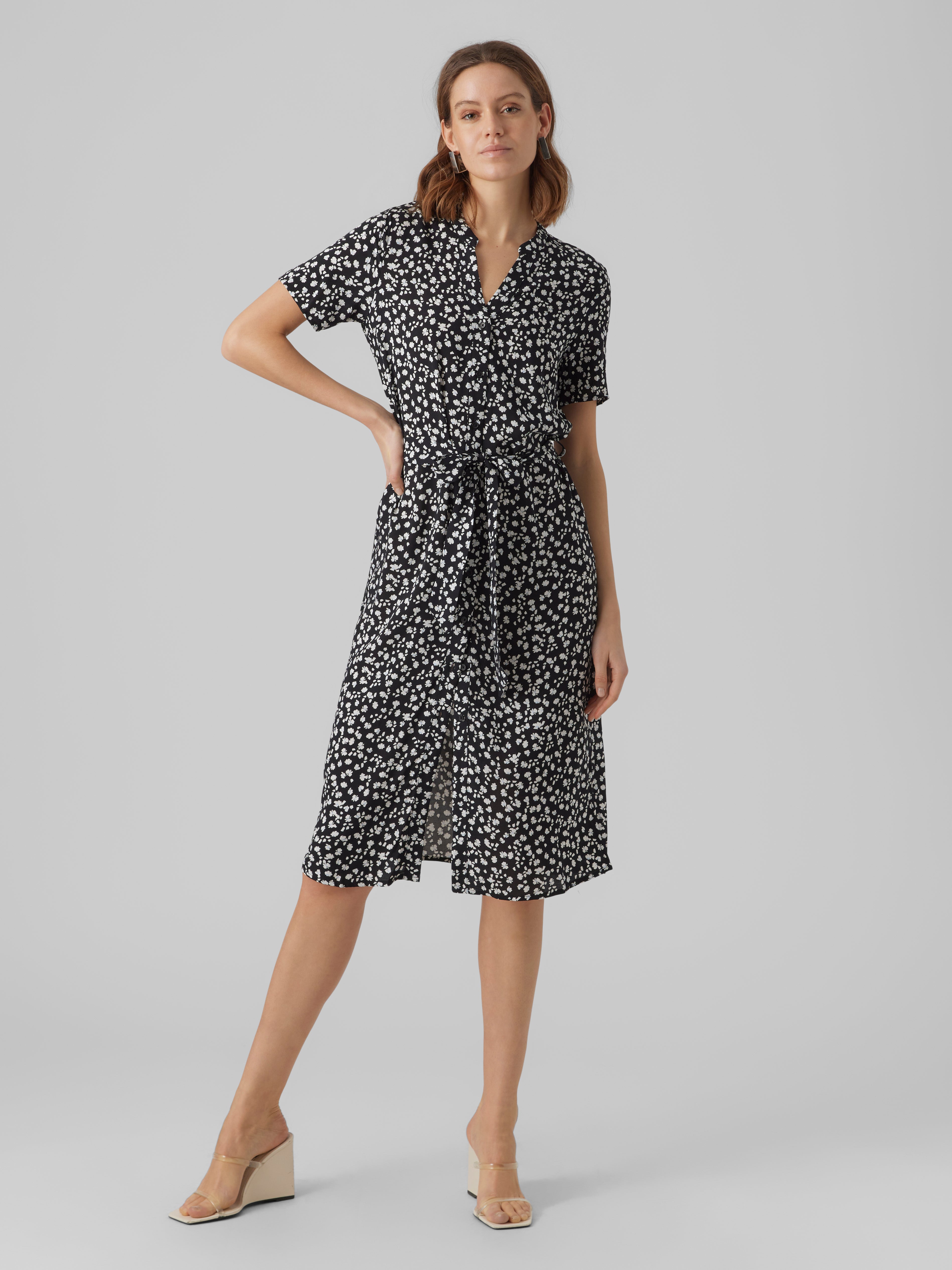 Vero moda robe online longue fleurie