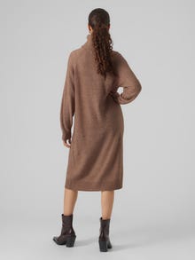 Vero Moda VMDANIELA Long dress -Brown Lentil - 10291734