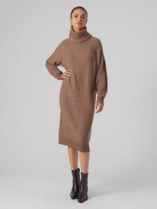 Vero Moda VMDANIELA Long dress -Brown Lentil - 10291734