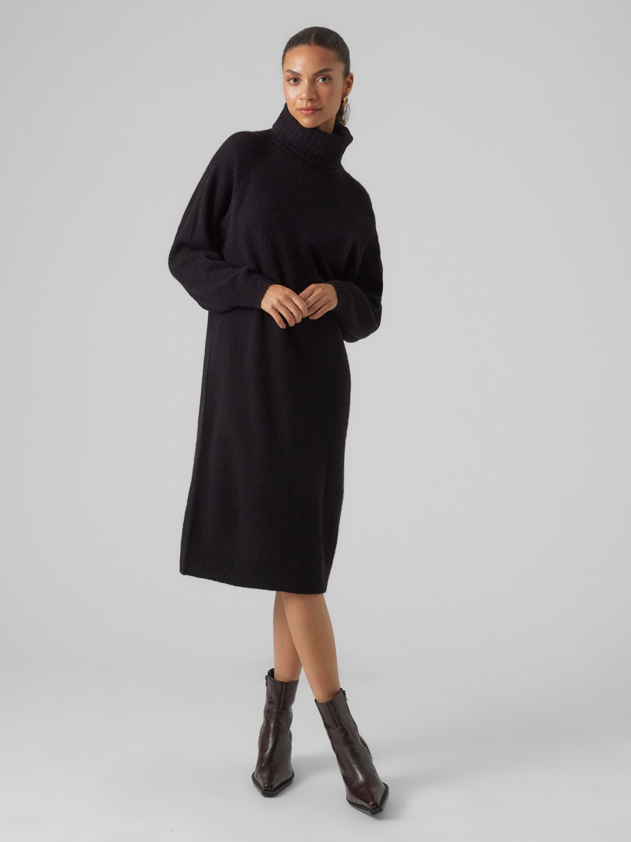 Vero Moda VMDANIELA Lang kjole -Black - 10291734