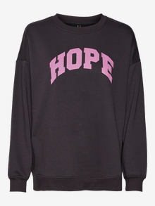 Vero Moda VMSASHA Sweatshirt -Asphalt - 10291845