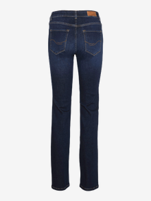 Vero Moda VMDAF Mid Rise Gerade geschnitten Jeans -Dark Blue Denim - 10291848