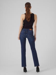 Vero Moda VMDAF Mid Rise Gerade geschnitten Jeans -Dark Blue Denim - 10291848