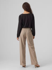 Vero Moda VMDAGNYALBA Trousers -Brown Lentil - 10291886