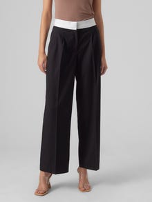 Vero Moda VMDAGNY Mellemhøj talje Bukser -Black - 10291895