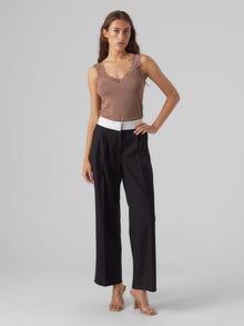 Vero Moda VMDAGNY Mellemhøj talje Bukser -Black - 10291895