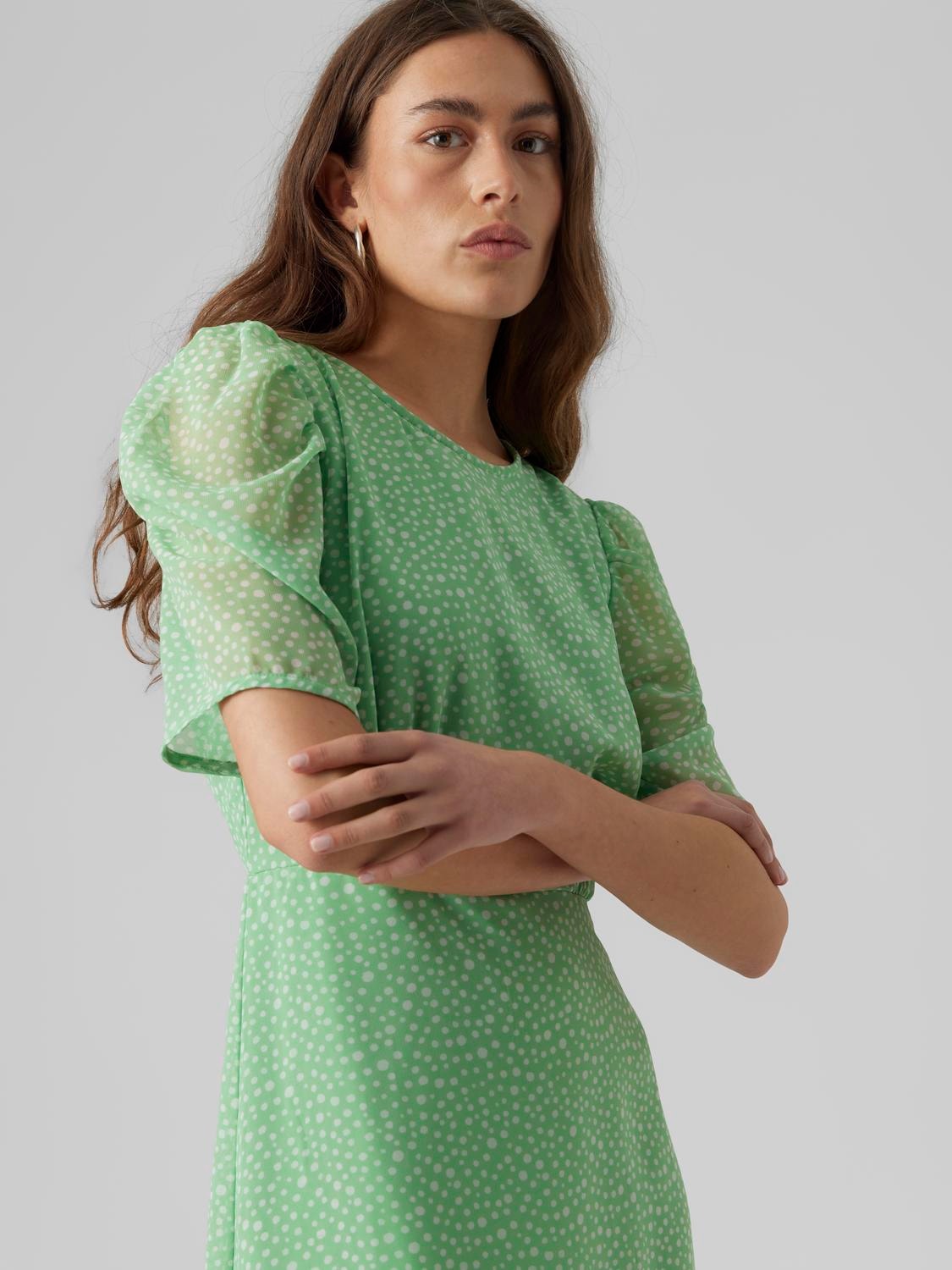 Vero Moda VMNORA Kurzes Kleid -Absinthe Green - 10291925