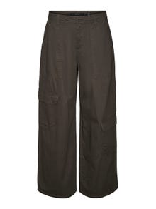 Vero Moda VMJOSIE Mid waist Trousers -Peat - 10291927