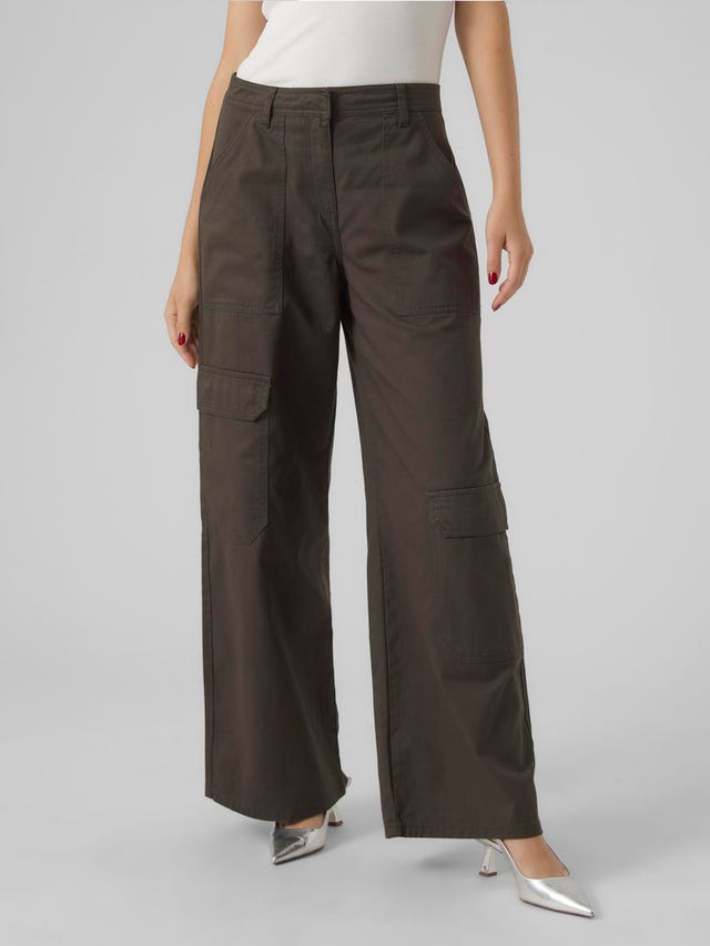 Vero Moda VMJOSIE Mid waist Trousers - 10291927