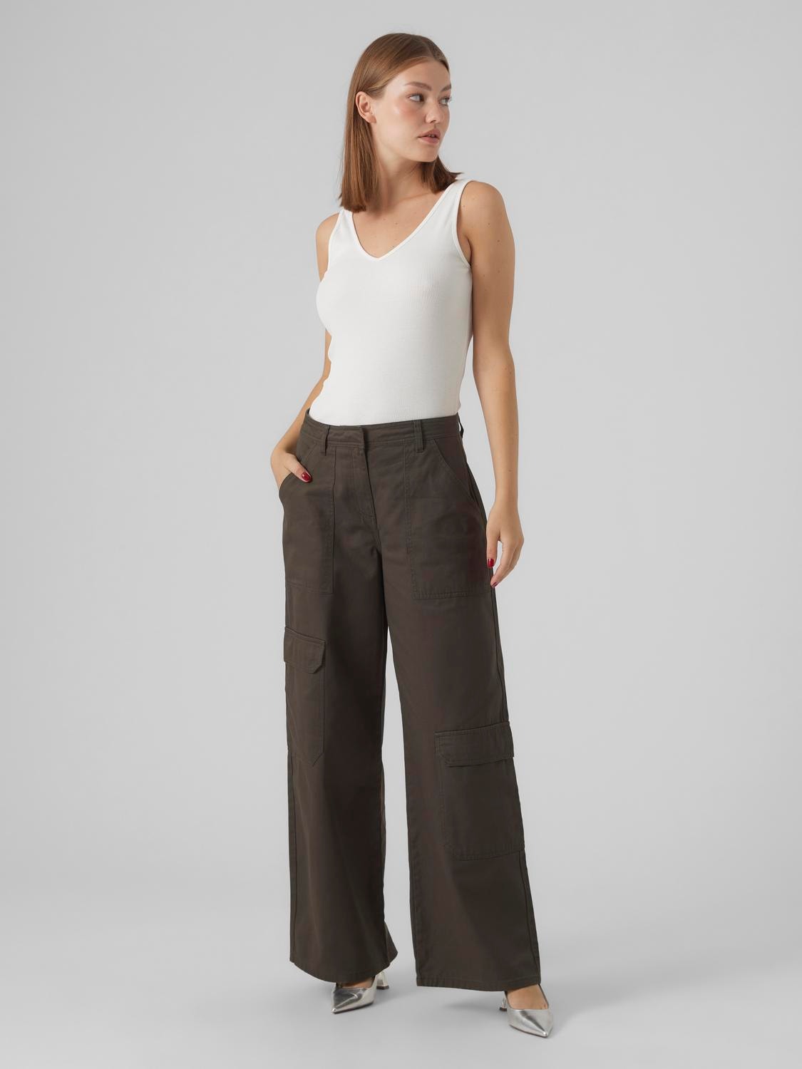 Vero Moda VMJOSIE Pantaloni -Peat - 10291927