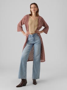 Vero Moda VMMILLE Strickjacke -Barn Red - 10291978