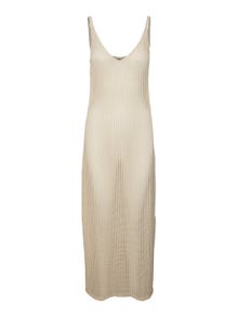 Vero Moda VMMARLA Lang kjole -Oatmeal - 10291986