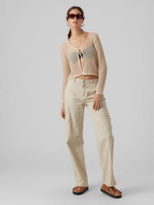 Vero Moda VMMARLA Cardigan -Oatmeal - 10291987