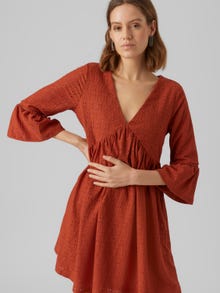 Vero Moda VMMARCY Robe courte -Barn Red - 10291995