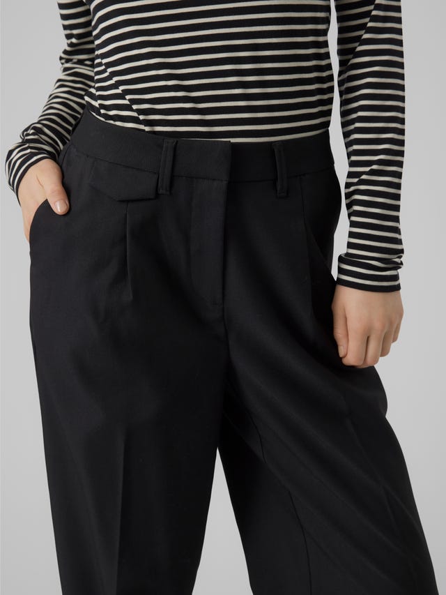 Vero Moda VMTIRILKIARA Mid waist Trousers - 10292012