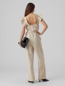 Vero Moda VMLINA Jumpsuit -Oatmeal - 10292030