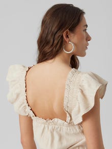 Vero Moda VMLINA Jumpsuit -Oatmeal - 10292030