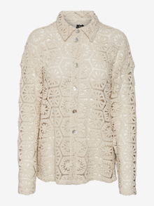 Vero Moda VMSUNSHINE Shirt -Oatmeal - 10292165