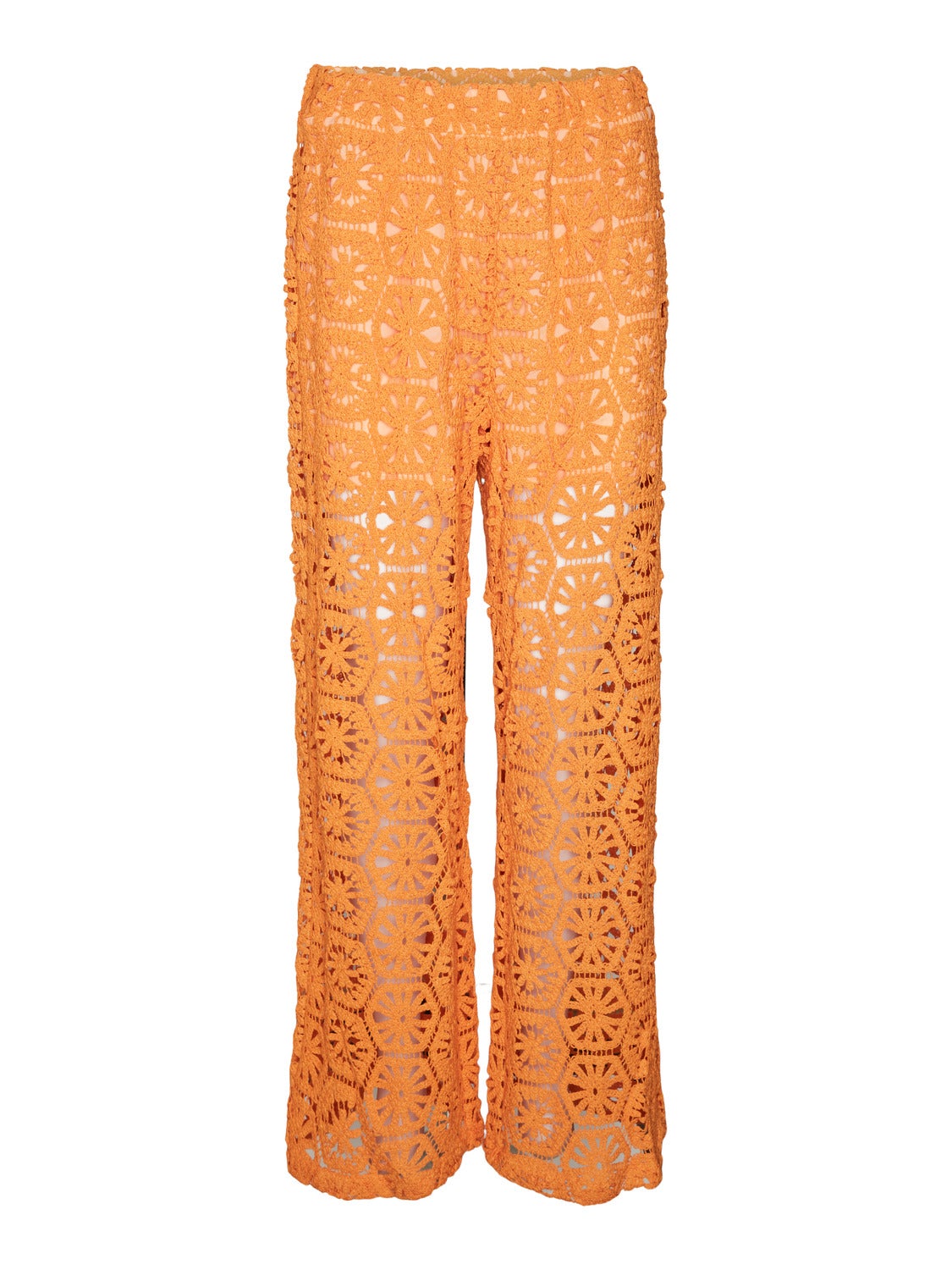 VMSUNSHINE High rise Trousers | Medium Orange | Vero Moda®