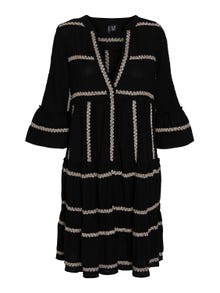 Vero Moda VMDICTHE Kort kjole -Black - 10292192