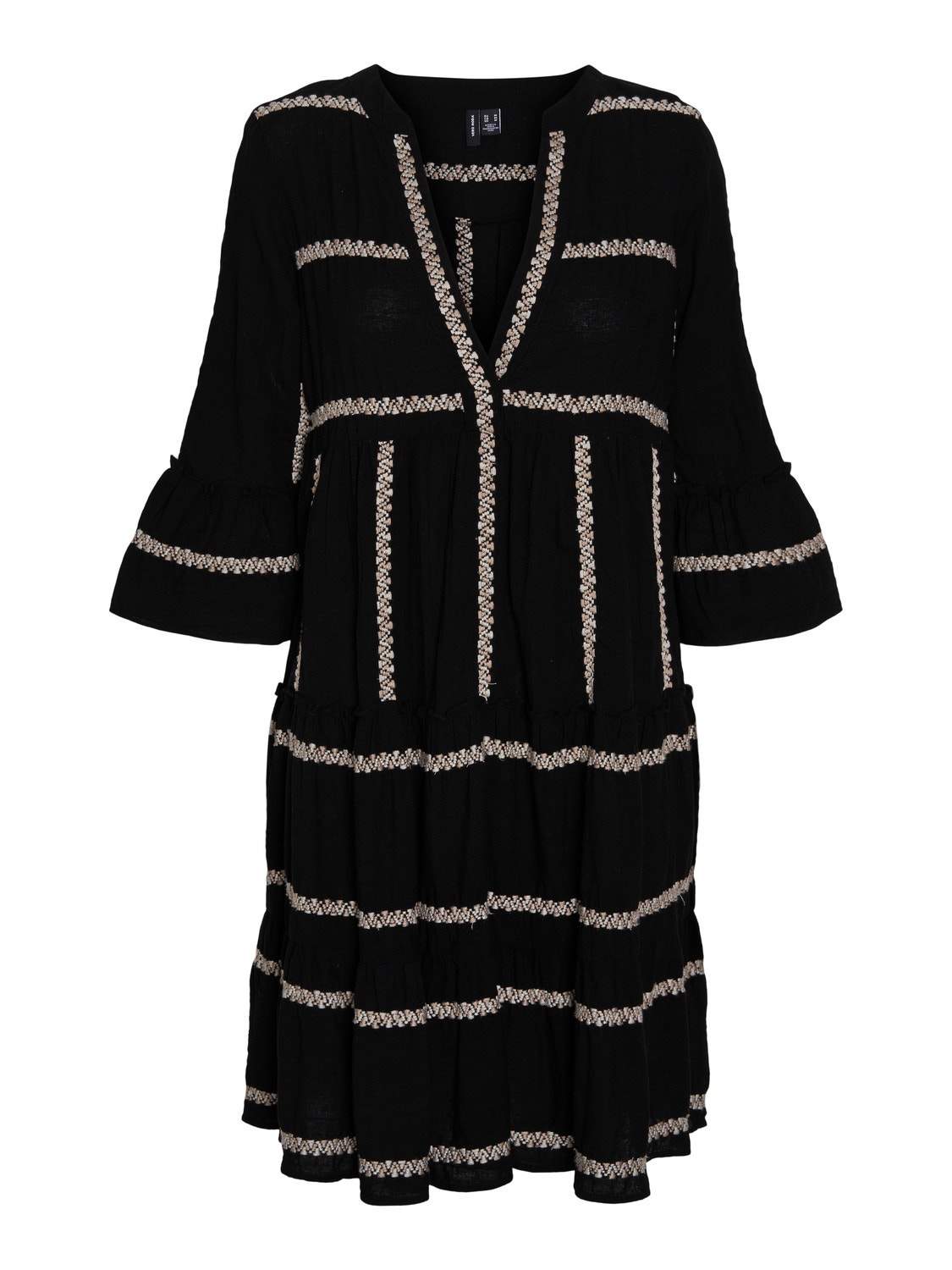 Vero Moda VMDICTHE Kort kjole -Black - 10292192