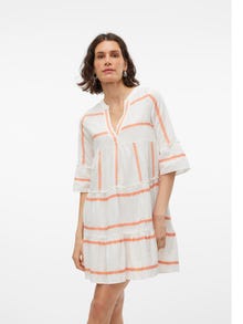 Vero Moda VMDICTHE Kurzes Kleid -Snow White - 10292192