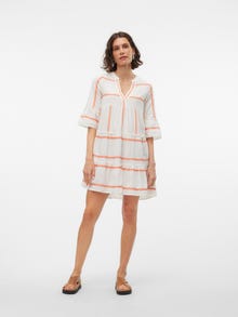 Vero Moda VMDICTHE Kurzes Kleid -Snow White - 10292192