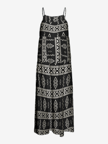 Vero Moda VMDICTHE Long dress -Black - 10292194