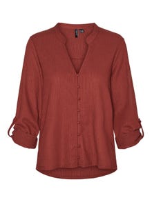 Vero Moda VMSIE Shirt -Madder Brown - 10292299