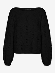 Vero Moda VMEFFIE Genser -Black - 10292337