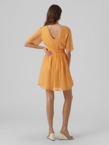 Vero Moda VMMIA Kort kjole -Mock Orange - 10292349