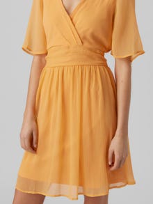 Vero Moda VMMIA Kort klänning -Mock Orange - 10292349